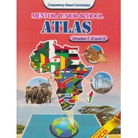 Mentor Junior School Atlas CBC Grade 7, 8 &amp; 9