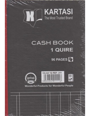 Cash Book A4 1 Quire