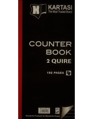 Counter Book 2 Quire Half size