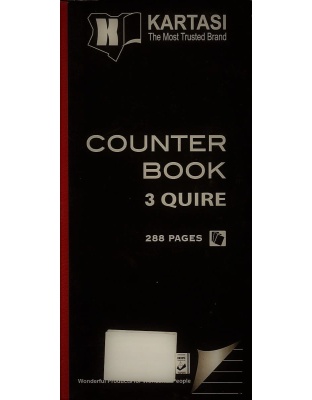 Counter Book 3 Quire Half size