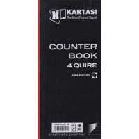 Counter Book 4 Quire Half  size