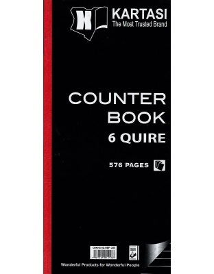 Counter Book 6 Quire Half size