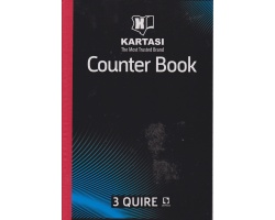 Counter Book A4 3 Quire
