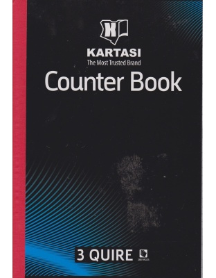 Counter Book A4 3 Quire