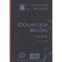 Counter Book A4 6 Quire