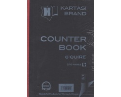 Counter Book A4 6 Quire