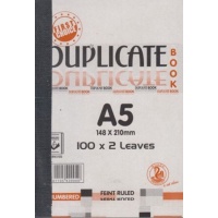 Duplicate Book A5 Numbered 1-100