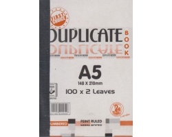 Duplicate Book A5 Numbered 1-100