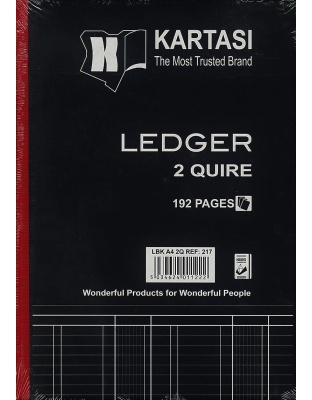 Ledger Book A4 2 Quire