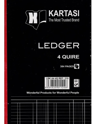 Ledger Book A4 4 Quire