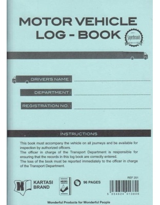 Motor Vehicle Log Book