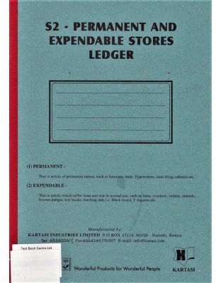 Permanent Stores Ledger S2 4 Quire
